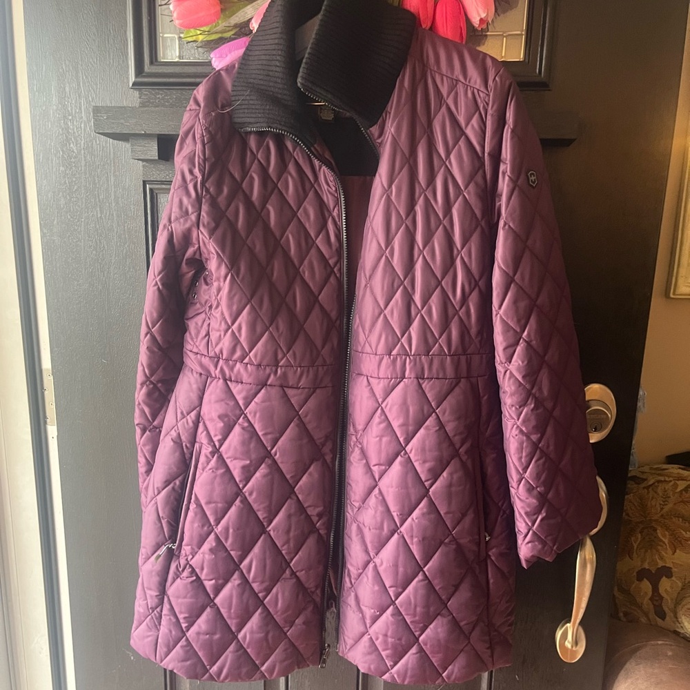 Victorinox Quilted Purple Jacket